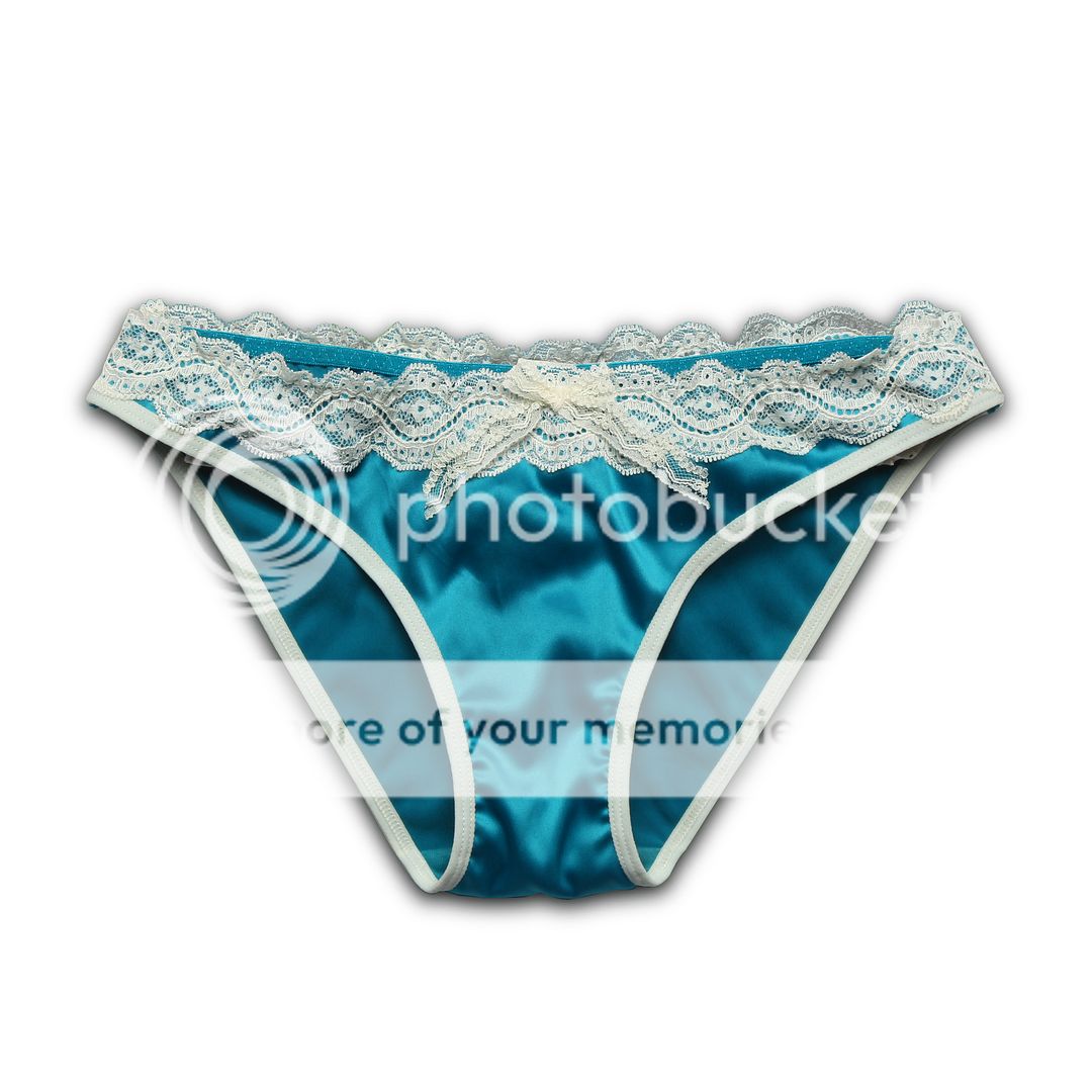 h&s★natalie娜塔莉 缎面蕾丝维多利亚公主内裤【1004bf/teal】慈热